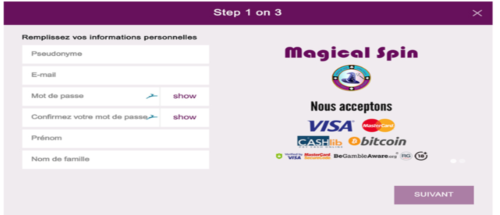  Retirer et déposer sur Magical Spin, comment faire ?